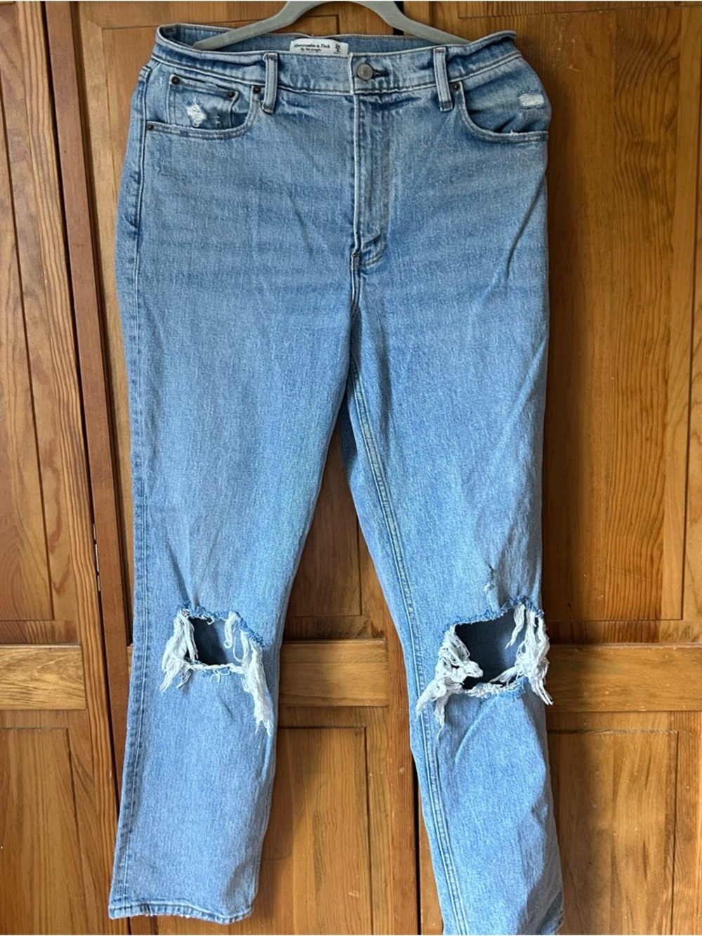 Abercrombie 90s straight ultra high rise jeans